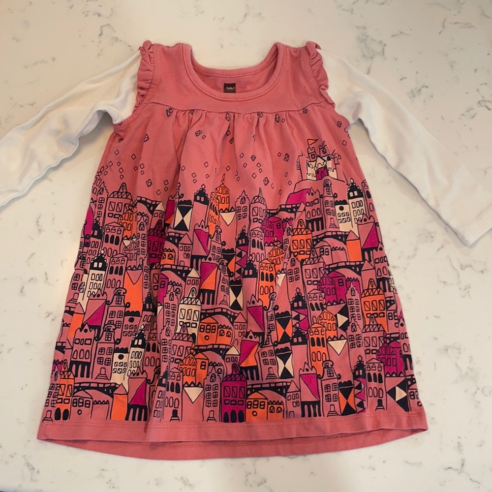 Tea Collection long sleeve toddler dress